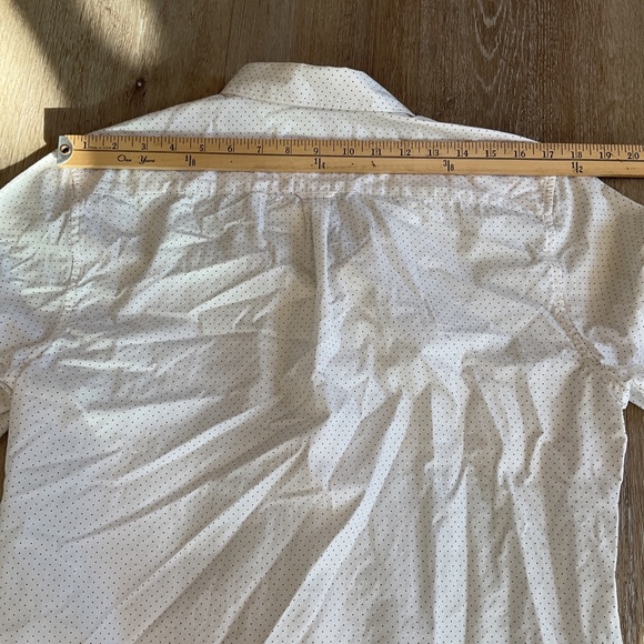 Denim & Flower - Ricky Singh - Button Down Long Sleeve Shirt - White & Black - M - Picture 9 of 14